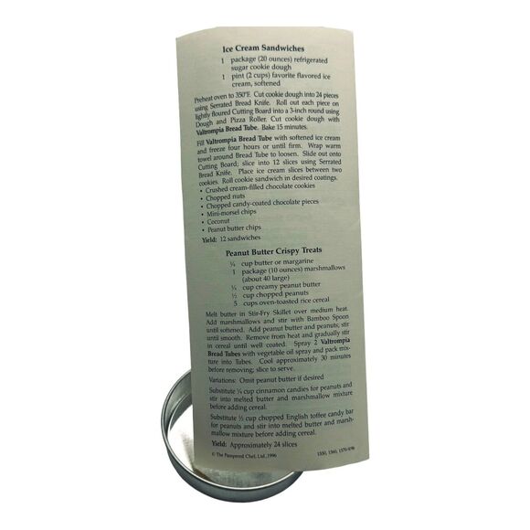 The Pampered Chef Bread Tube Heart Baking Cooking Kitchen Gadgets Made In USA - Picture 12 of 12